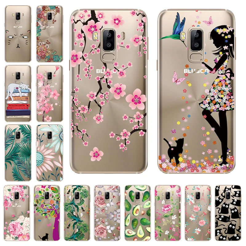 

Silicon Soft TPU Painted Case For Bluboo S8 Case Transparent Clear Cover For Bluboo S8 Covers Back Coque Fundas