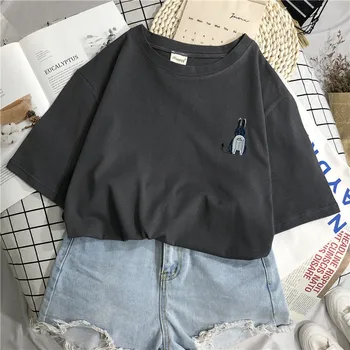 

Fashion Logo Printing T Shirts Women's Sleeve Short Fashion 100% cotton Female T-Shirts