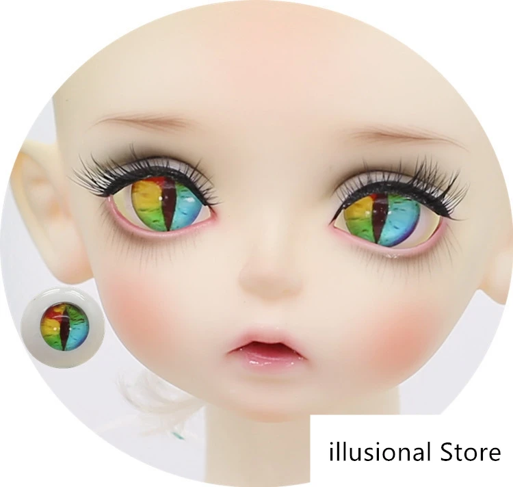 BJD SD кукольный глаз 12mm14mm16mm18mm глаза для кукол BJD куклы игрушки sd кошка глазное яблоко