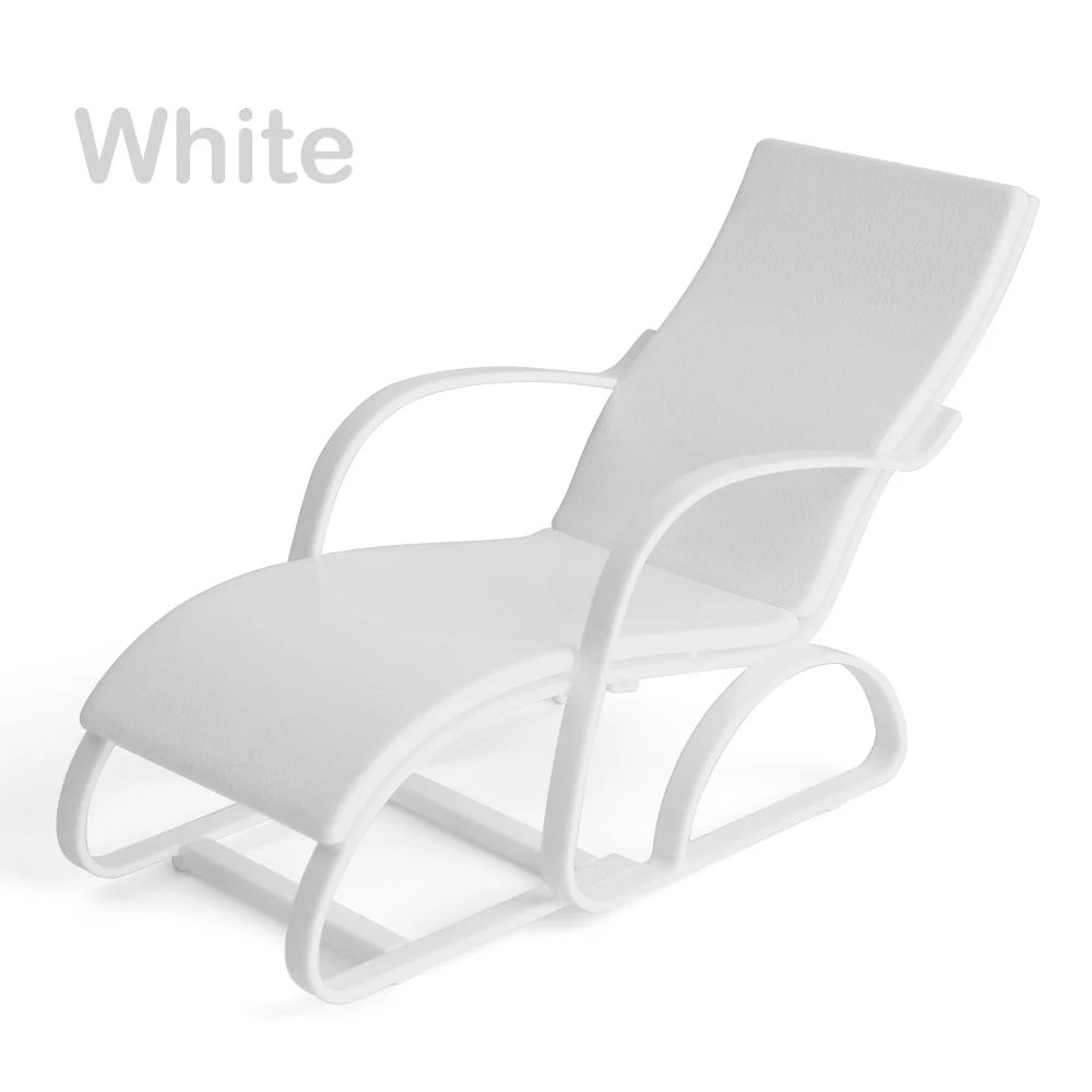 Deluxe Foldable Doll Beach Chair Lounge – Perfect Dollhouse Furniture & Children's Gift Accessory