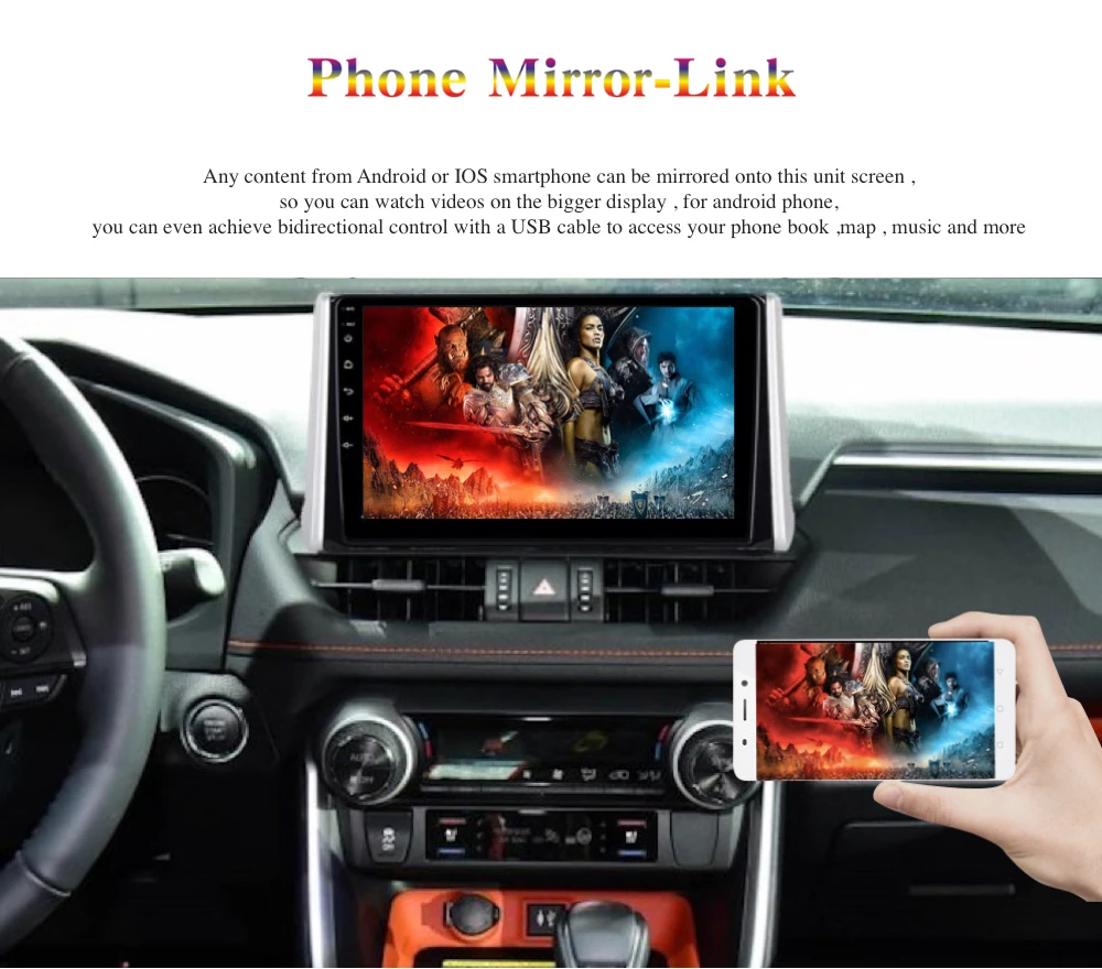 Perfect Android 9.0 Car Radio 2 Din GPS Navi for Toyota RAV4 2018 2019 PX6 DSP IPS HDMI 4Gb+64Gb 8-Core RDS WIFI Bluetooth AUX USB Map 9 Perfect Android 9.0 Car Radio 2 Din GPS Navi for Toyota RAV4 2018 2019 PX6 DSP IPS HDMI 4Gb+64Gb 8-Core RDS WIFI Bluetooth AUX USB Map 9