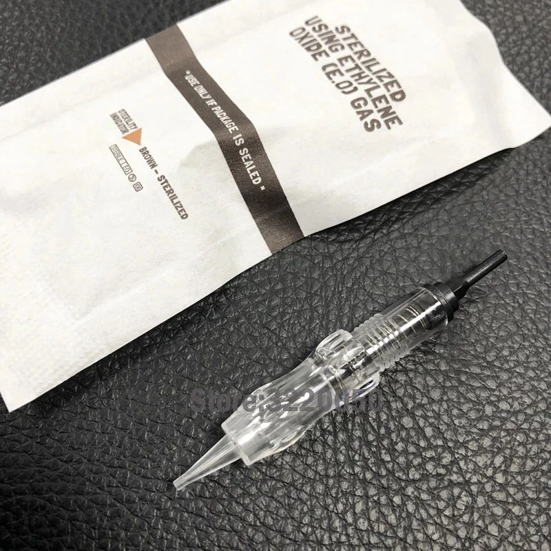 

100pcs Cartridge Needle Tattoo Needle Dermografo for Semi-Permanent Makeup Screw 1/3/5 RL Needles For Black Pearl PMU Machine