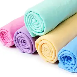 Оптовая продажа с ведром и питомцем искусственная кожа полотенце из ПВА вода впитывающее полотенце большой размер производители