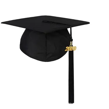 

Adult Matte Graduation Cap School Graduation Party Tassel Hat Adjustable 2020 Photography Acrylic fibres Academic Principal Cap