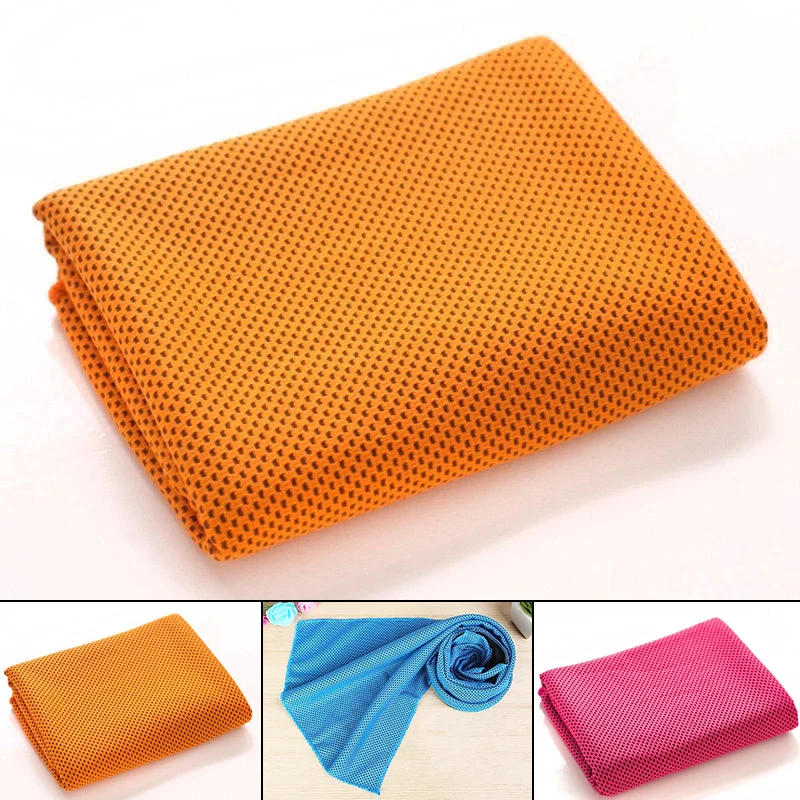 1PC Sports Cooling Towel Cozy Ice Cold Enduring Running Jogging Swimming Travel