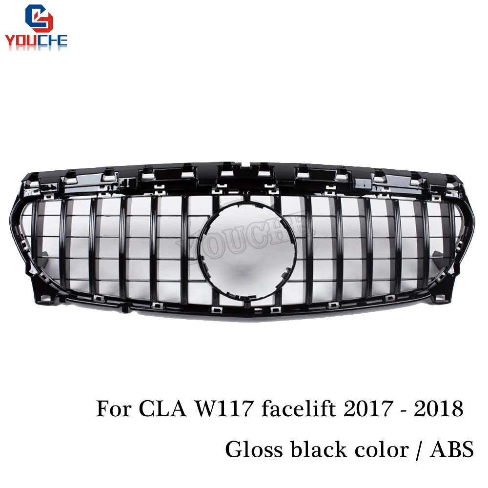 GT R модель для Mercedes W117 решетка C117 X117 Facelift 2017 2018 передняя бампер сетка CLA180 CLA200 CLA250