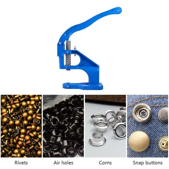 

Manual Hand Press Eyelet Machine Metal Grommet Punching Machine Pressing Clamp