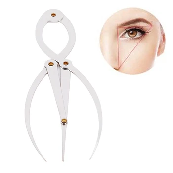

1Pcs Stainless Steel Golden Ratio Eyebrow Permanent Makeup Eyebrow Tattoo Design Calipers Stencil Makeup