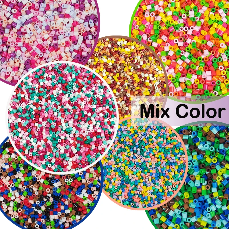 5MM Iron Beads 1000PCs Pixel Puzzle Mix Colors for kids Hama Diy High Quality Handmade Gift toy | Игрушки и хобби