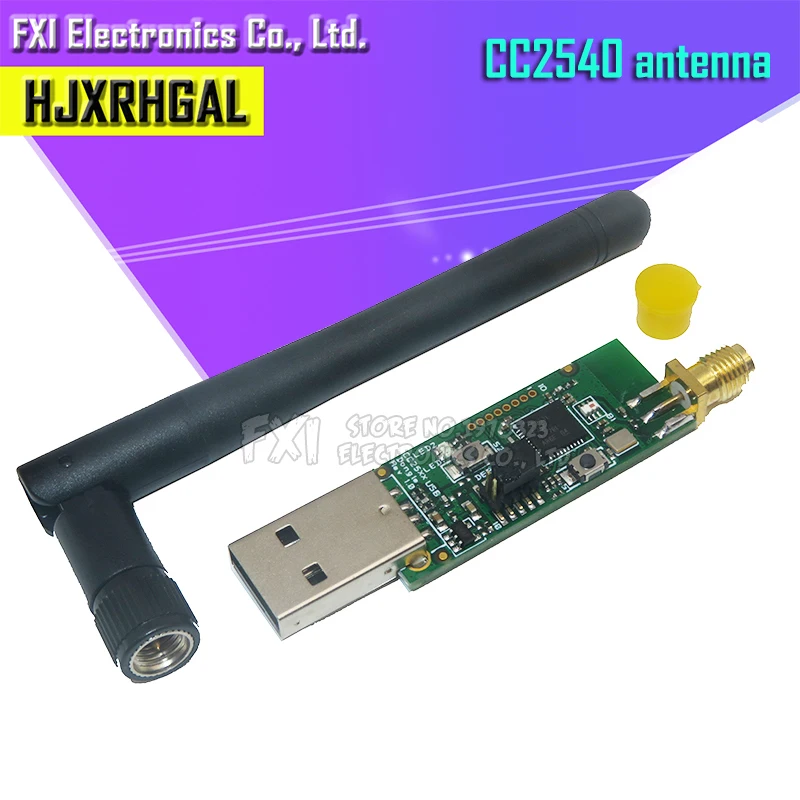 1 шт. беспроводной Zigbee CC2531 CC2540 анализатор голых досок пакетного протокола модуль USB интерфейс ключ захват модуль пакета - Цвет: CC2540 antenna