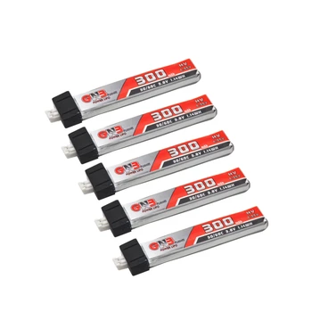 

5PCS GAONENG GNB 1S 300mAh 3.8V 30C 4.35V HV Lipo battery PH2.0 Plug for UK65 US65 Blade Inductrix BetaFPV 65S URUAV UR65 Drone