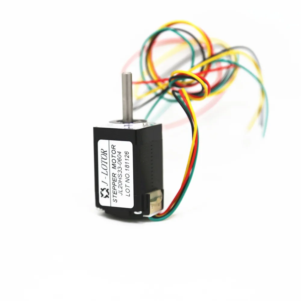

1.8° 2-phase 20mm*33mm NEMA8 mini Stepper Motor 20BYG33 0.6A 0.02NM micro Stepping Motor JL20STH33-0604