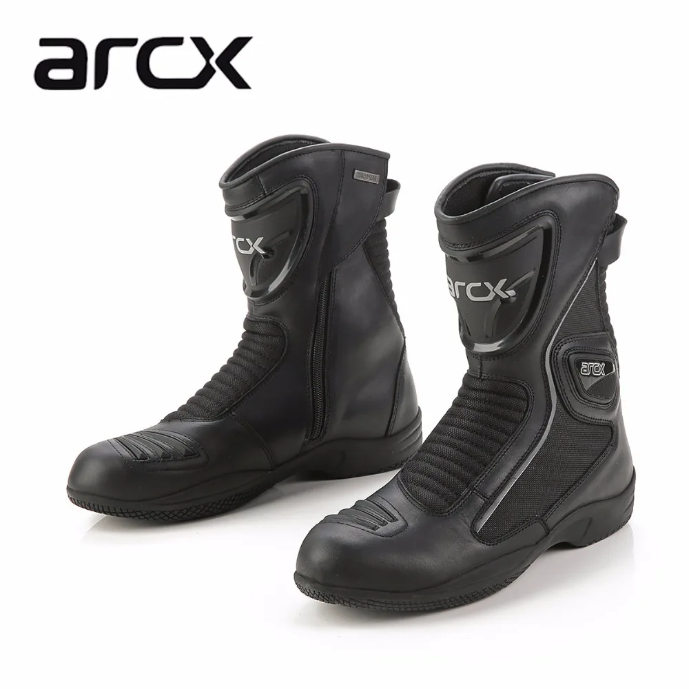 ARCX летние мужские женские мотоциклетные кожаные дышащие ботинки обувь для