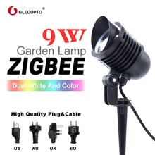 ZIGBEE светодиодный светильник для сада 9 Вт smart умное управление приложением ZIGBEE light link rgb+ cct открытый свет работает с amazon echo plus zigbee