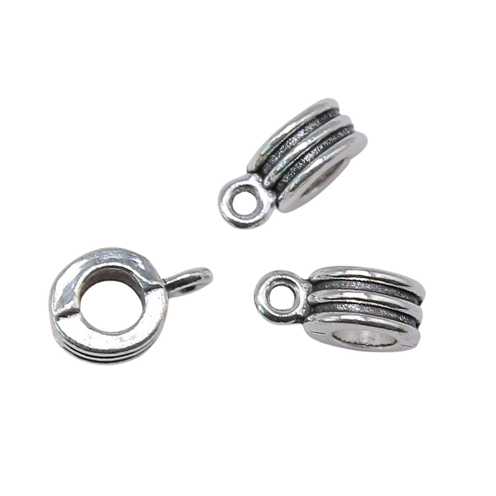

Sejuani JEWELRI PENDANT 10pcs 12x7x4mm Spacers Beads Big Hole Beads Bails