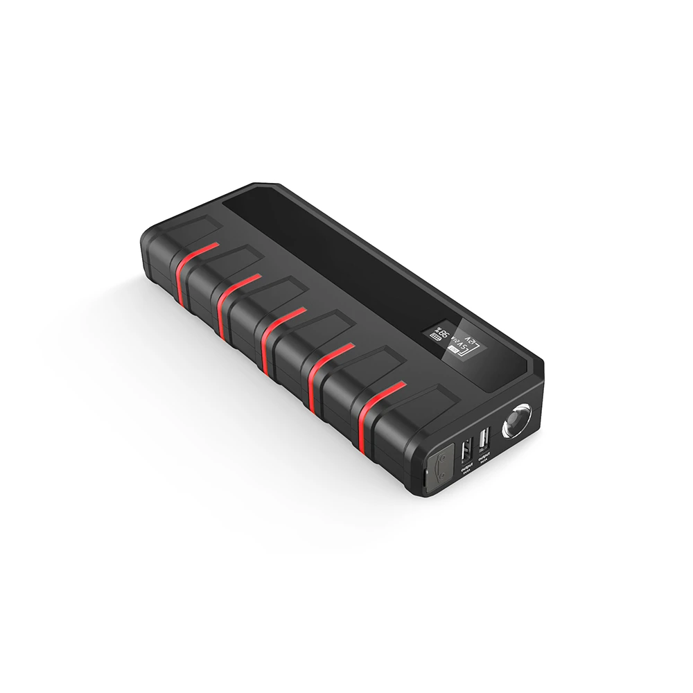 Автомобильное пусковое устройство 12 В 18000 мАч Быстрая зарядка двойной USB 5L 6L газ Множественная защита Arrancador de Potencia power портативный светодиодный