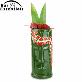 

600ml New Hawaii Tiki Mugs Cocktail Cup Beer Beverage Mug Wine Mug Ceramic Ku.Ku.Kauioo Mug