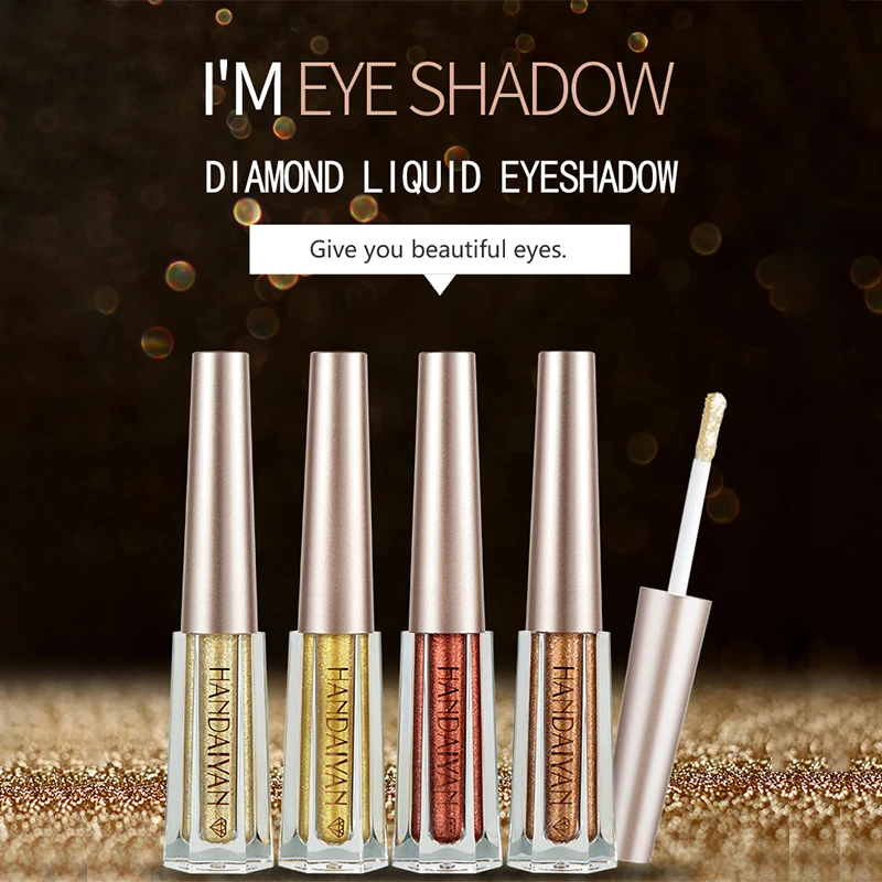 

Diamond Pearlescent Liquid Eyeshadow 12 Color Shine Colorful Eyeshadow Liquid