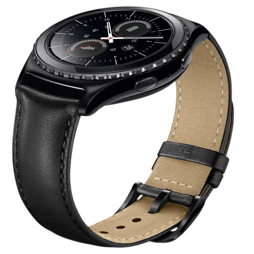 

Gear S3 Frontier/Classic Watch Band 22mm 20mm Soft Leather Watch Strap Replacement Bracelet Strap for Samsung Gear S3 Gear Sport