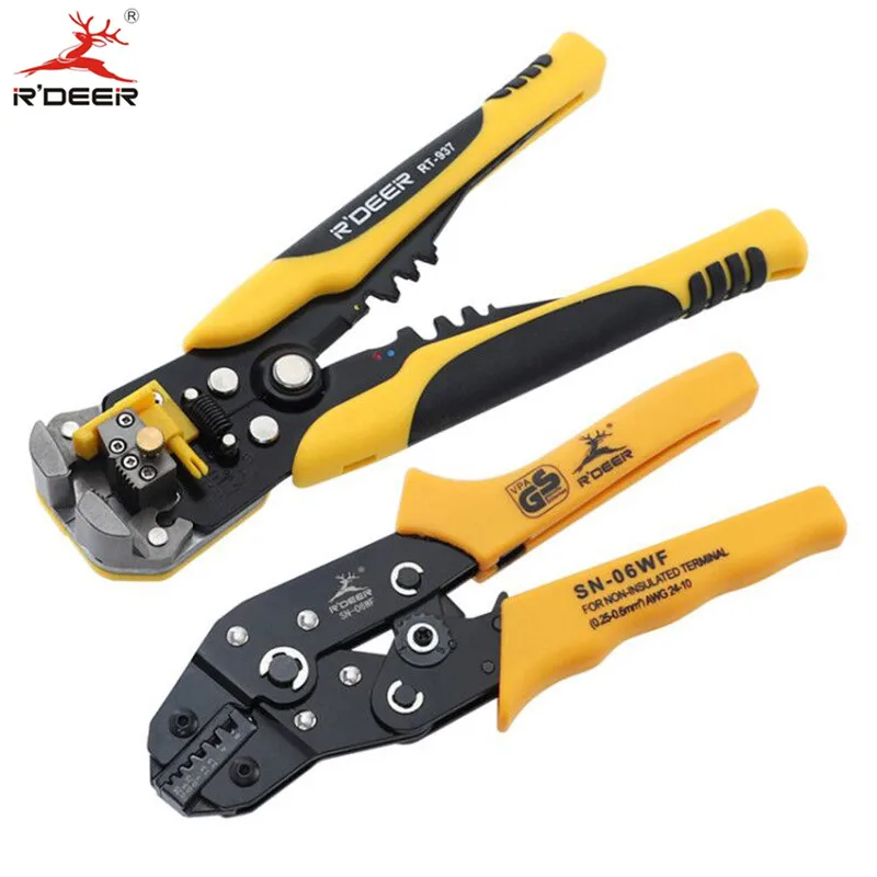 1PC Crimping Pliers SN-02C/SN-48B/SN-06WF Terminal Crimper Alloy Steel Automatic Wire Stripper Electrician Tools | Инструменты