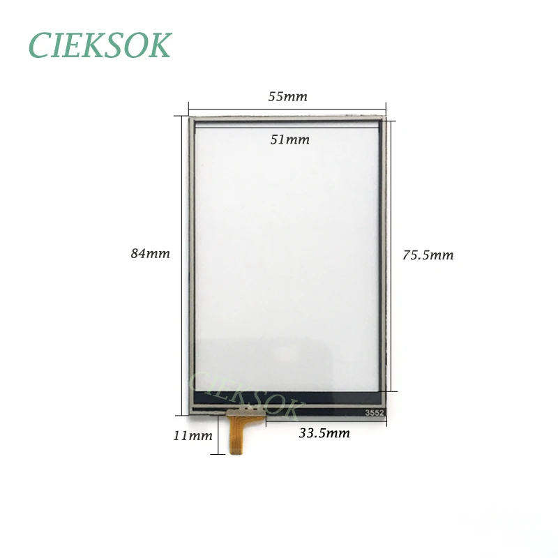 3.5 inch touch 3552 84x55mm 1