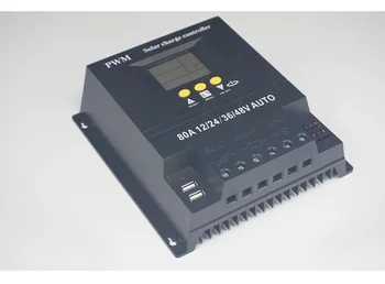 

DC 12V/24V/36V/48V AUTO 80A 100A PWM Solar Charge Controller PV Regulators Solar Battery Charger for Lead acid battery
