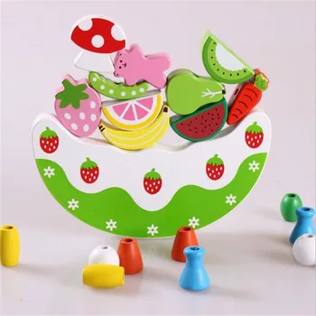 

Simulation Cake Balancing Frame Baby Early Learning Toy Montessori Teaching Aids Balance Kids Early Development Wood Blocks Toys