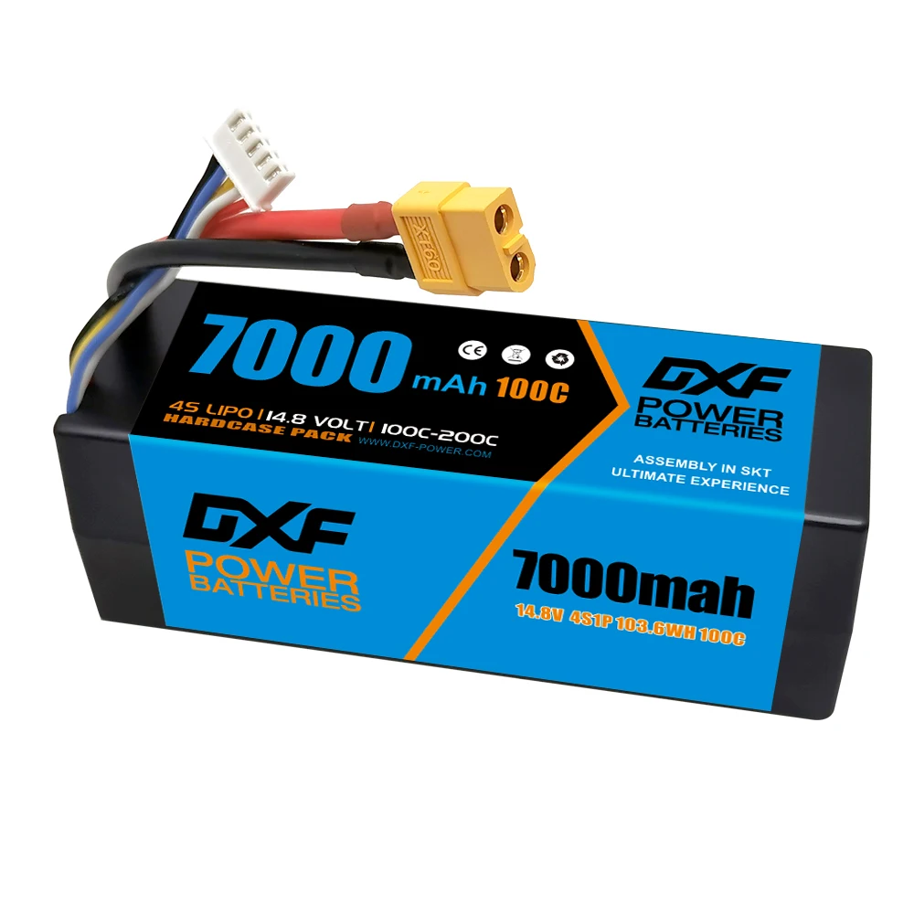 DXF 4S 14.8V 7000mAh 100C Hardcase