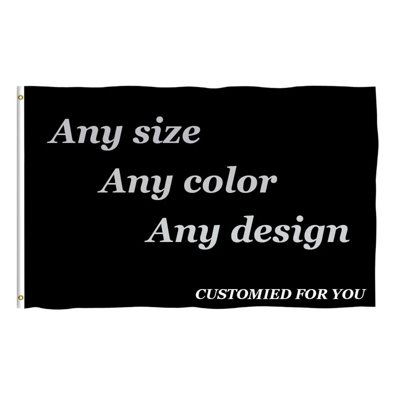 

Custom Flag 3x5FT/4x6FT Polyester Customize Flags And Banners For Decoration Sport Outdoor free shipping