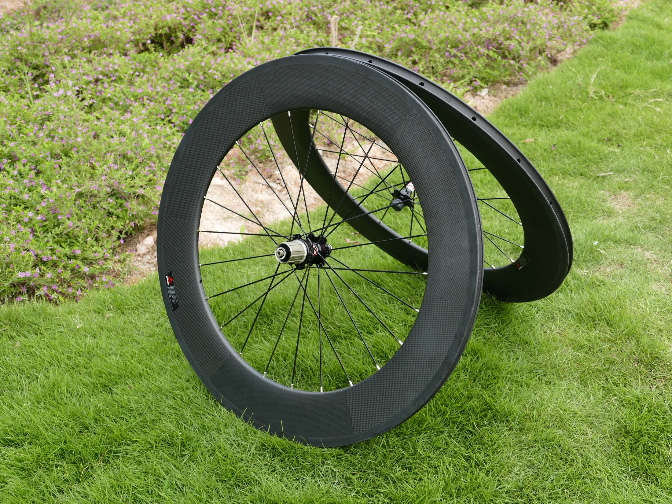 FLX-WS-CW8 полный карбоновый 700C шоссейный велосипед Clincher колесная глубина 88 мм Toray карбоновый обод колеса базальтовая Тормозная Боковая Ширина 25 мм