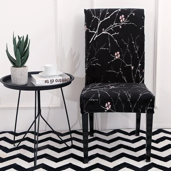 

Elastic Dining Chair Cover Stretch Furniture Slipcover Seat Protector Anti-Dust Kitchen Seat Stretch Chair Cover for Banquet