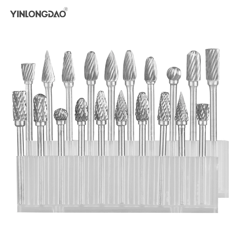 Cabezales de molienda de acero de tungsteno, juego de rebaba de carburo de tungsteno, material de diamante, accesorios dremel, 10 Uds.