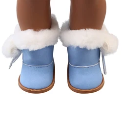 Plush Snow Boots for 18-Inch Dolls - Festive Doll Accessories Gift (SH-0021-5)