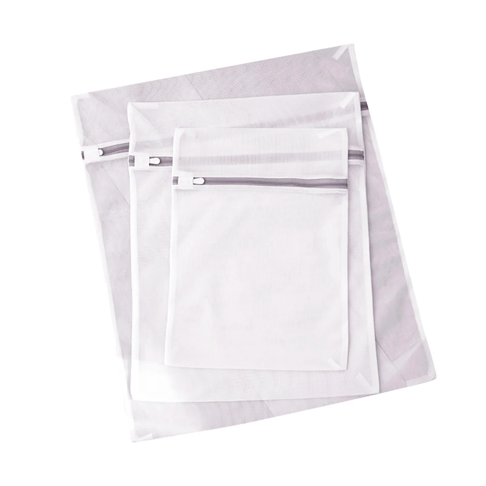3Pcs/Set Laundry Bags Underwear Underpants Socks Washing Protection Zipper Pouch nice