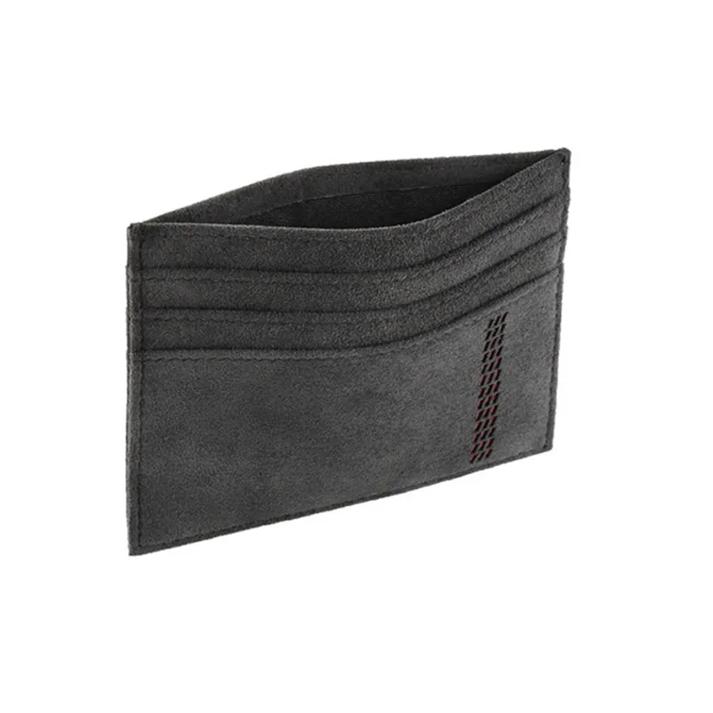 

Suede Wallet Short Men Wallet Ultra-Thin Driving License Card Holder Business Fashion Casual Card Holder Car Interior Trim