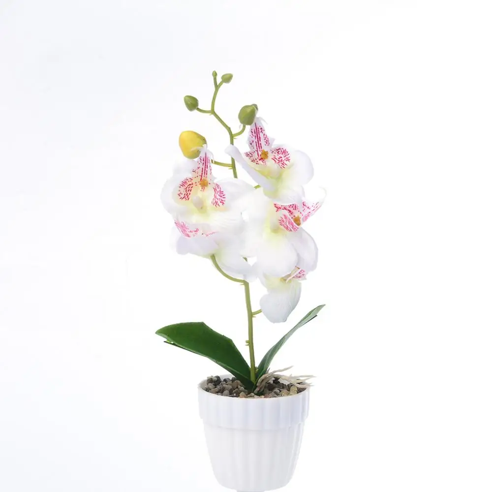 3D искусственная Орхидея, Бабочка Цветы Поддельные моли flor Орхидея цветок для дома свадьба DIY Украшение модный домашний декор Свадьба D