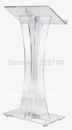 

Clean and transparent acrylic podium perspex lectern