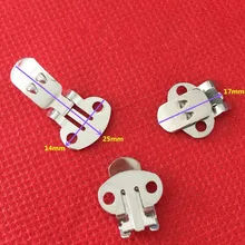 10 шт./компл. заготовка серебряного цвета Нержавеющая сталь Обувь с цветочным орнаментом зажимы на DIY ремесло пряжки для Аксессуары для обуви