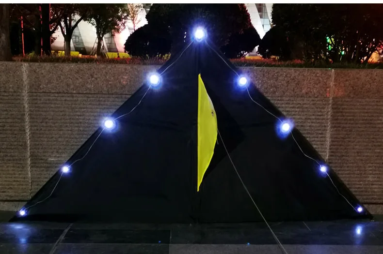 Outdoor Toy Delta LED Fabric Kite Wind Easy Control With Handle Line kites for Adults Children Sale String 6