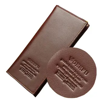 

Classic Leather Wallet Coin Pocket Casual Long Purse For Men Card Holder Large Capacity Purse Luxury Money Bags Clutch