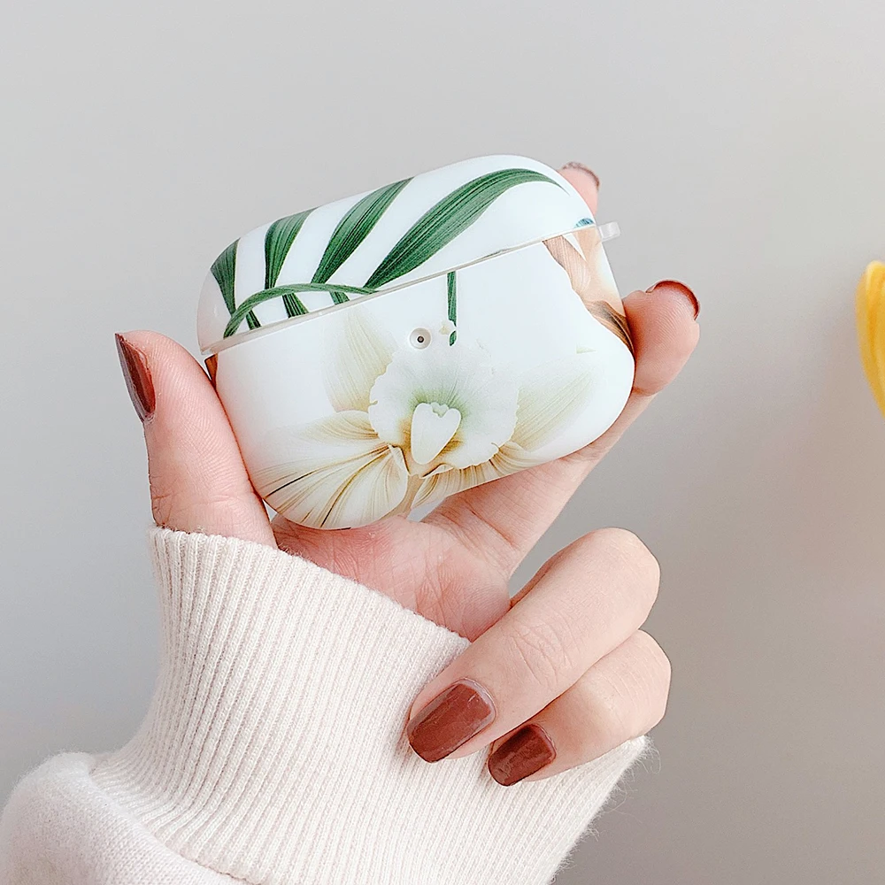 Чехол для наушников в стиле ретро с цветочным узором Apple Airpods 2 1 3 чехол Bluetooth