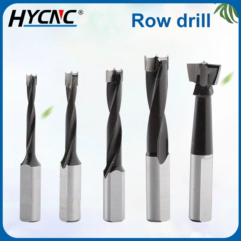 1pc industrial grade woodworking drill bit planer drill bit boring machine hole opener row drilling gear carbide end mill