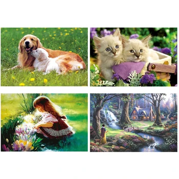 

1000pcs Puzzle DIY Paper Jigsaw Kids Adult Educational Toys Room Picture