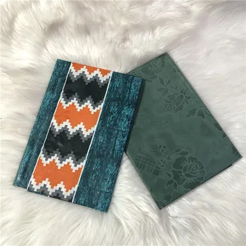 

Green Polyester Wax Ankara Kente Fabric Chitenge Ghana Wax for Dress African Kitenge Print Fabric For Cloth in 2+2 yards AW30