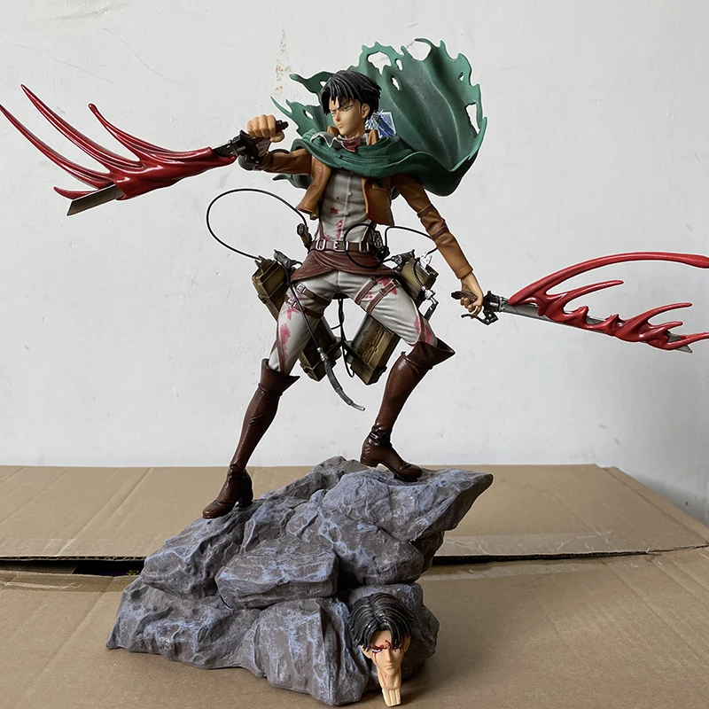 Attack On Titan Shingeki No Kyojin Model Statue Action Figure Figurine Toy  Set