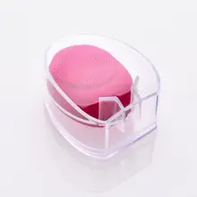 4 цвета Мини электрическая моечная машина для лица Очищение лица Мягкий силиконовый коврик для очистки кистей уход за кожей массаж глубокое устройство для очистки пор инструмент