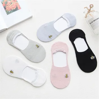 

Spring summer women socks Solid color fashion wild shallow mouth invisible socks female slipper socks