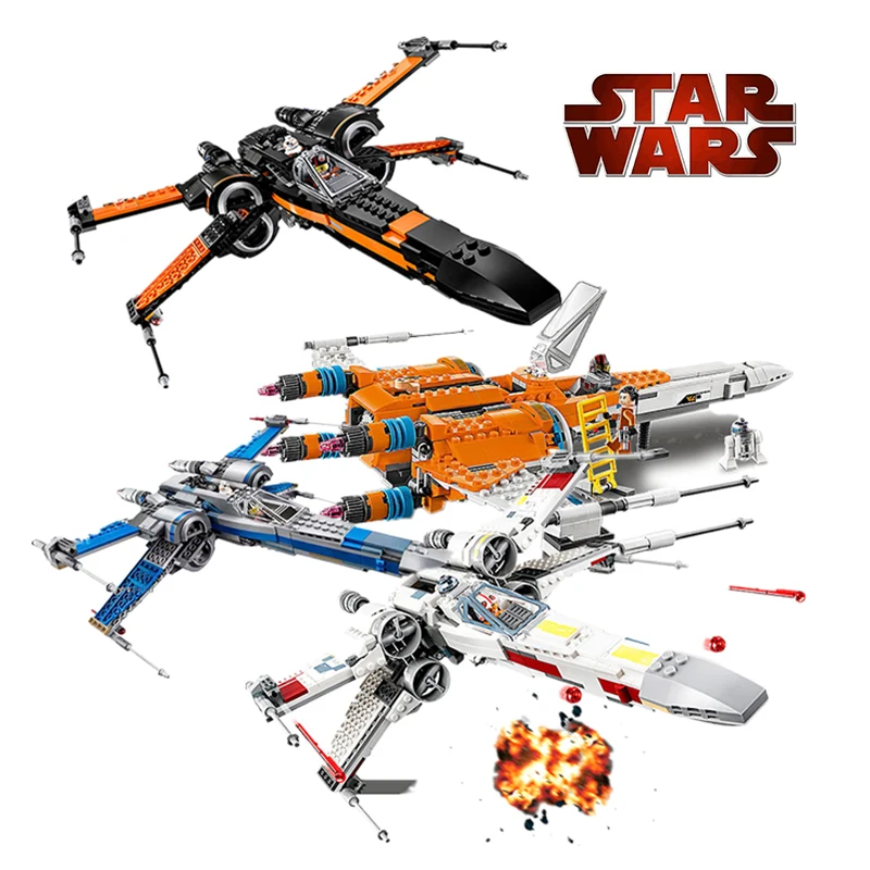 Конструктор совместимый с 05004 05145 05029 X Wing Tie Fighter конструктор Звездные войны