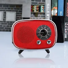 20# беспроводной динамик 5 Вт перезаряжаемый с usb-мини портативный Ретро Винтаж 140x70x95 мм fm-радио Поддержка bluetooth AUX динамик для карты TF