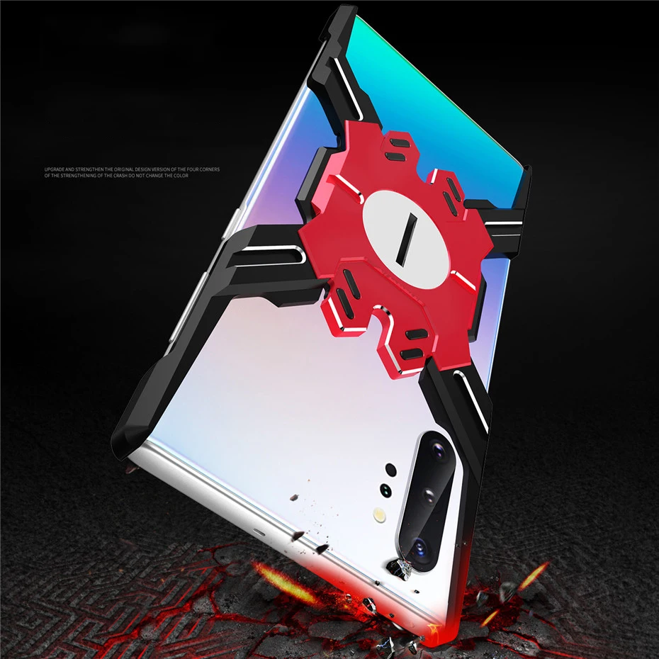 Для samsung Galaxy Note 10 Plus Hero x-образный противоударный чехол для samsung Note 10 10 Pro Алюминиевый металлический бампер чехол
